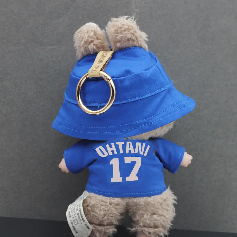 Labubu Doll Clothes 15/17Cm Labubu Clothes Sitting Party Number 17 Baseball Clothes Children'S Clothes Diy Doll Accessories Gift